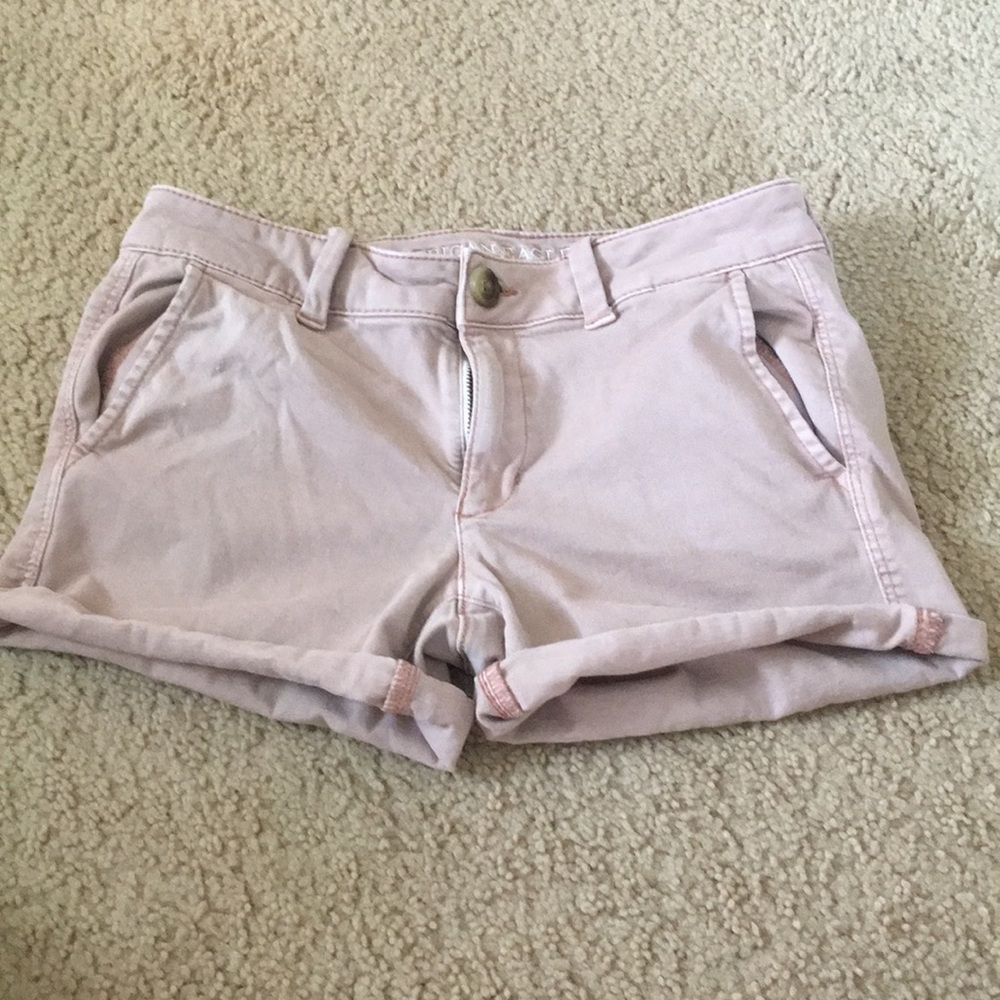 AEO Twill Midi Shorts